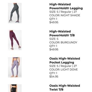 Lot of leggings